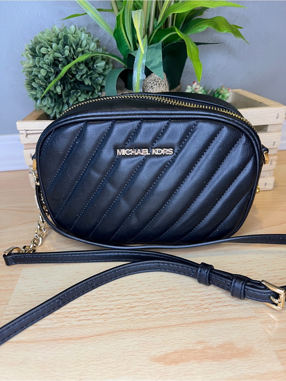 Michael Kors Oval Camera Bag